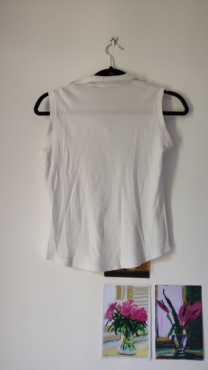 Débardeur blanc XS Manoukian - photo numéro 2