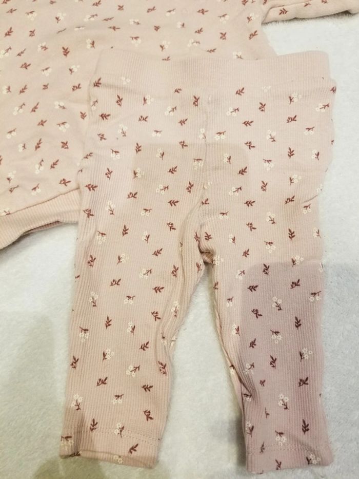 Lot de 2 ensembles sweat + legging jumixtes - Taille 3 mois - Kiabi - photo numéro 6