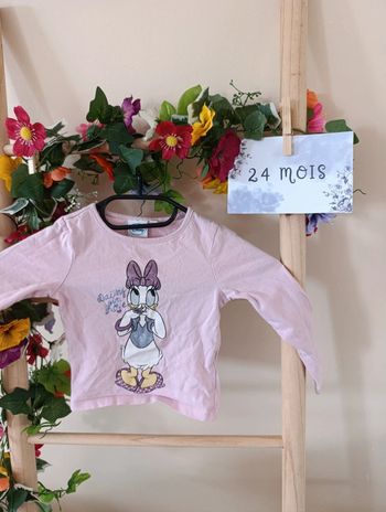 T-shirt manche longue Daisy 2ans