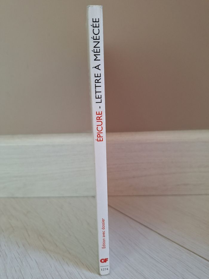 "Lettre à Ménécée" - Épicure - photo numéro 3