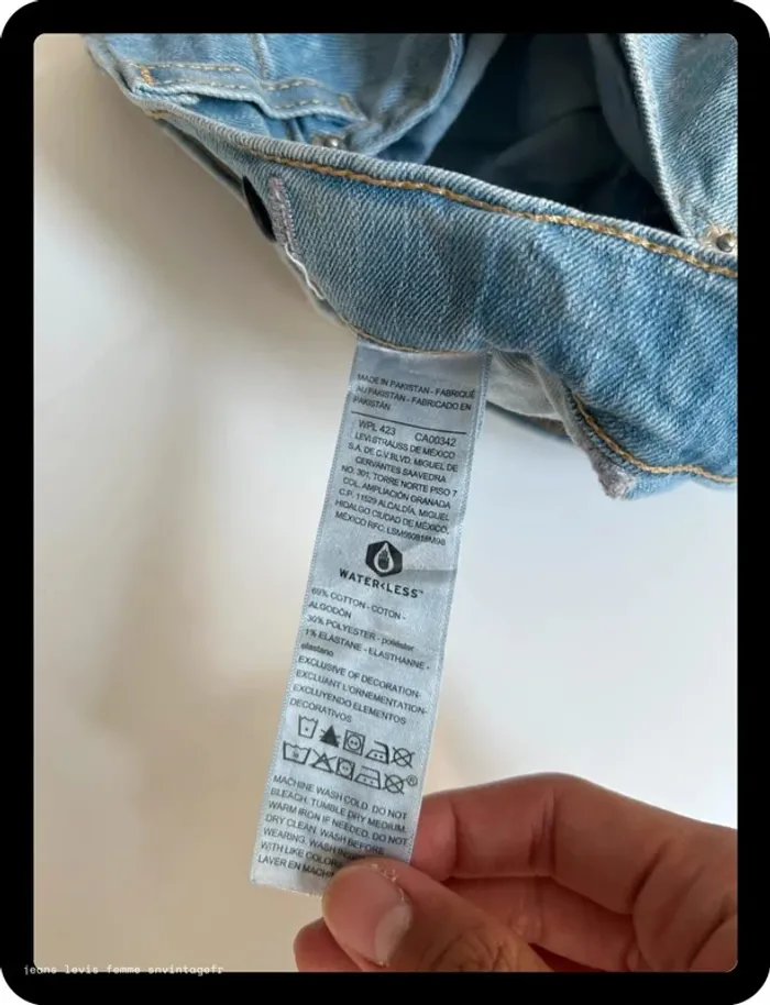 Jean Levi's Denizen Garçon Bleu | Taper | Taille 12 ans | Bon État | BP32 - photo numéro 6