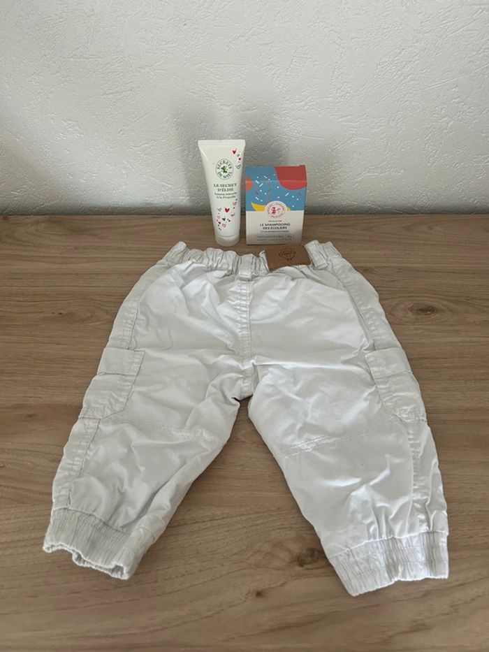 🌟 Pantalon cargo blanc Brioche 6 mois 🌟 - photo numéro 7