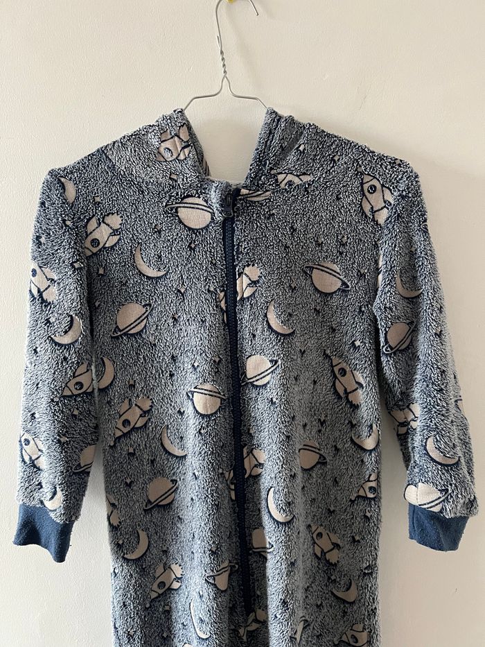 Pyjama combinaison bleu - photo numéro 2
