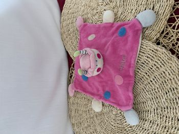 Doudou Coccinelle Plate Rose MGM