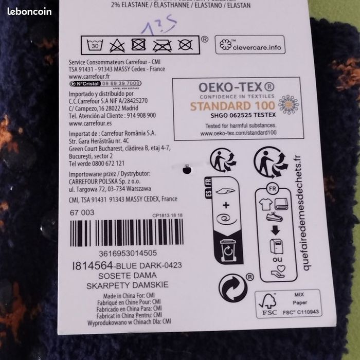 Chaussons chaussettes Neuf 35/37 - photo numéro 6