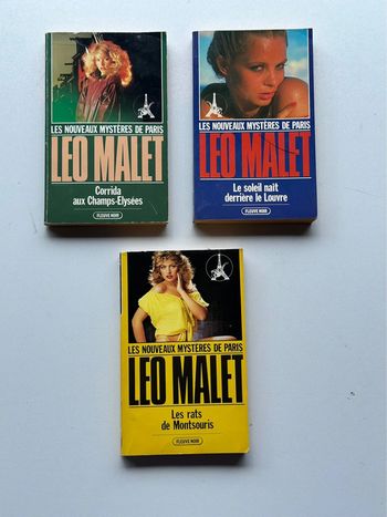 Lot de 3 livres " Léo Mallet "