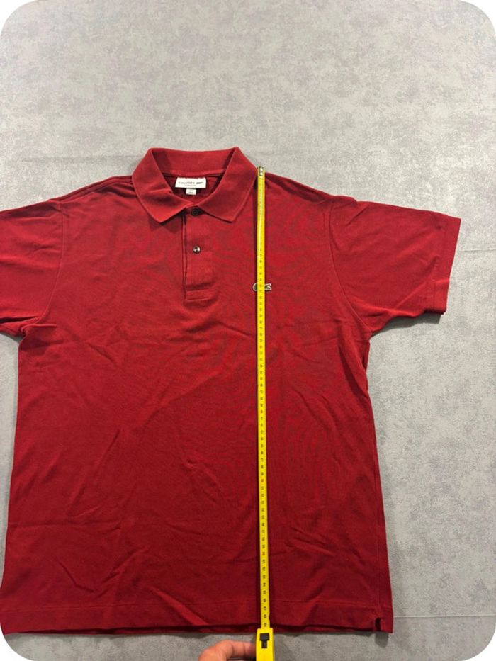Polo Lacoste Rouge Taille L - photo numéro 8