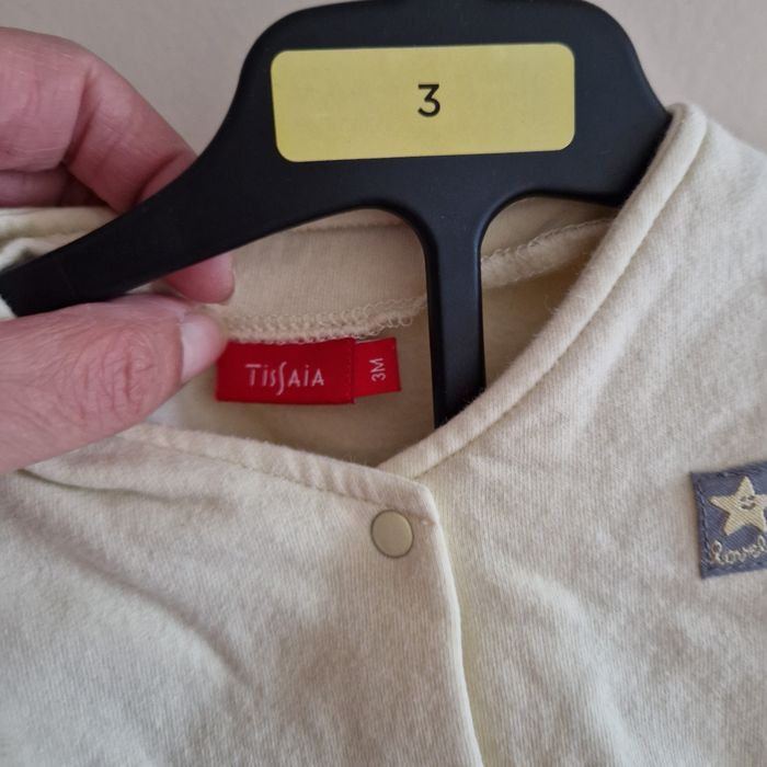 3 mois ensemble mixte jaune pastel - photo numéro 3