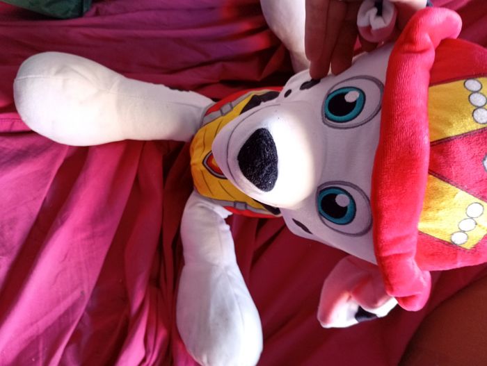Grande peluche pat patrouille marcus