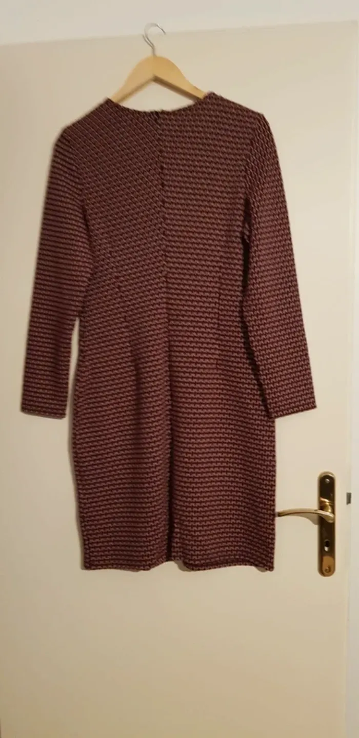 Robe motifs bordeau EDC - photo numéro 5