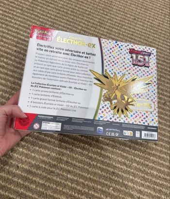 Coffret Pokémon electhor ex