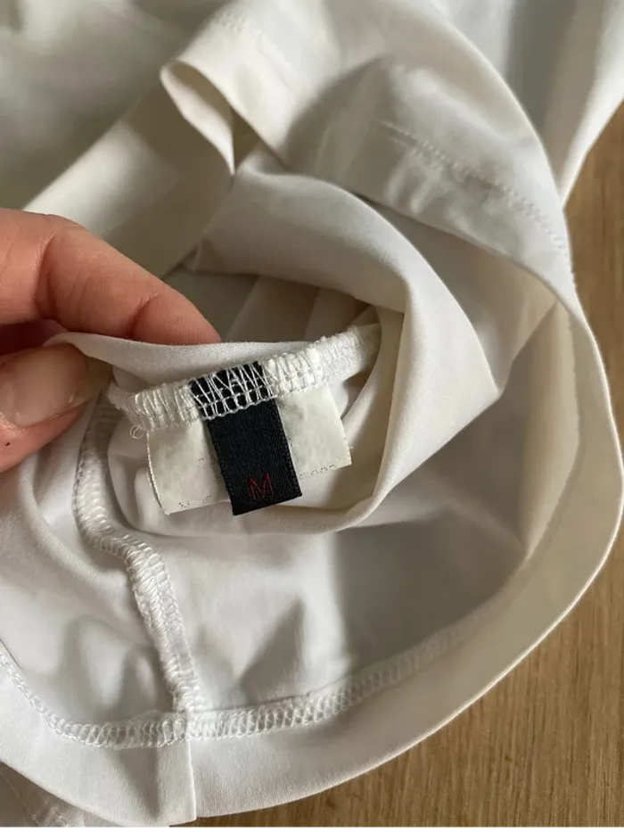 Polo de Concours Cavalleria Toscana – Crème et Blanc – Taille M – Très Bon État - photo numéro 4