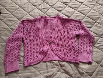 Cardigan violet