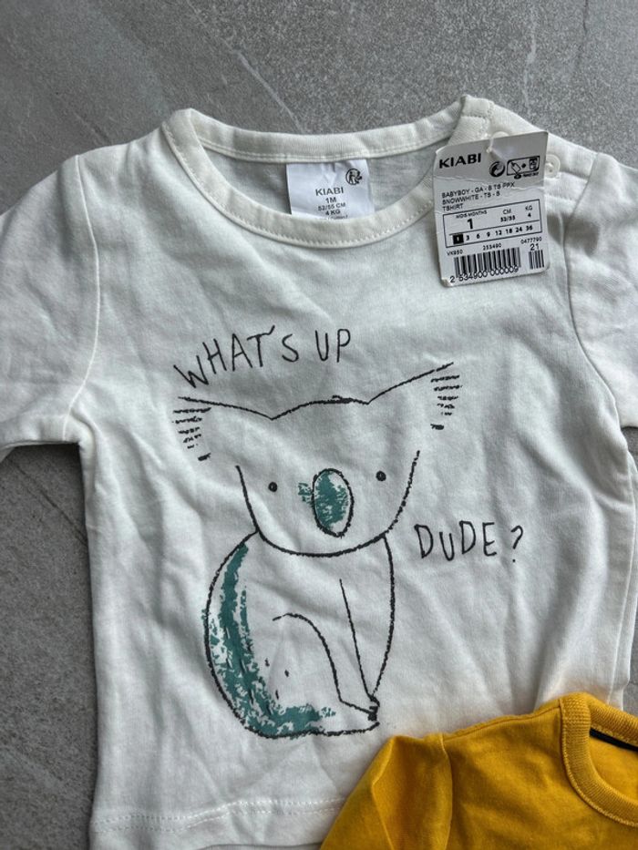 Lot 2 haut garçon 1 mois - photo numéro 3