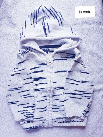 Gilet kiabi 12 mois