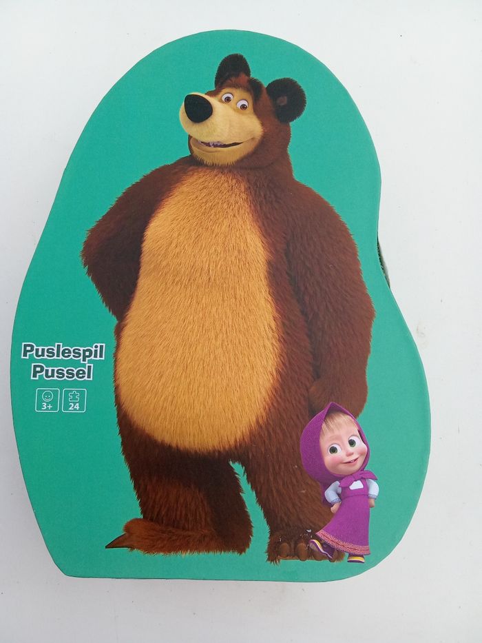 Boîte puzzle Macha et Michka 24 morceaux dès 3 ans