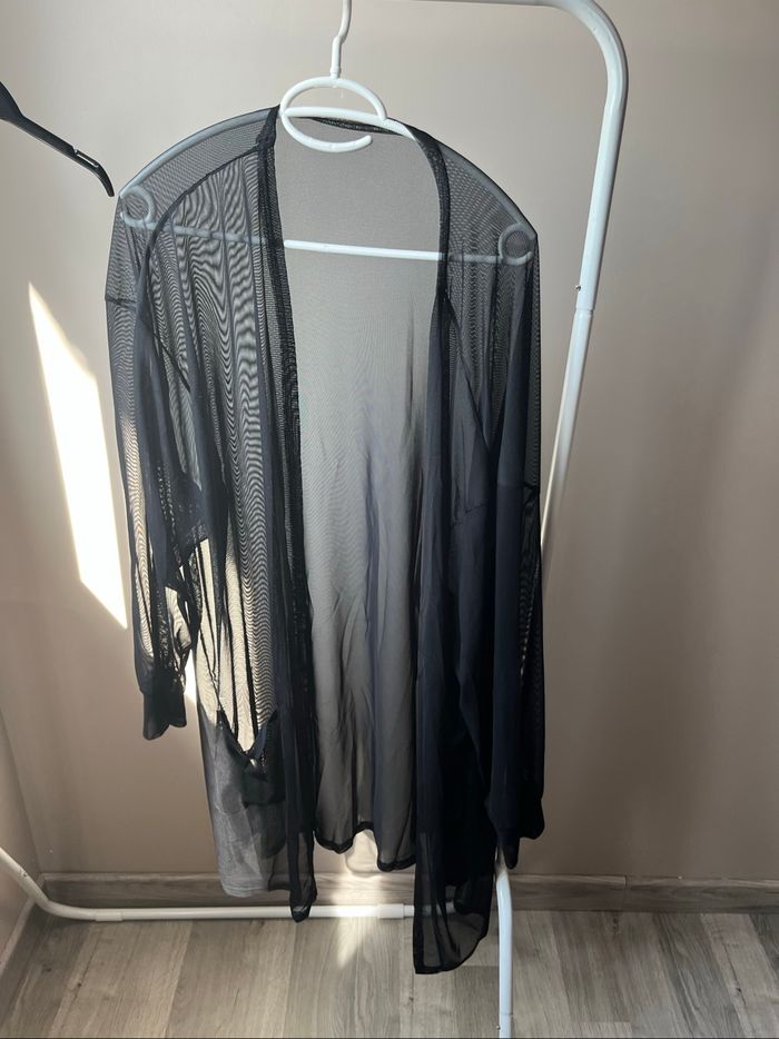 2 cardigans transparents