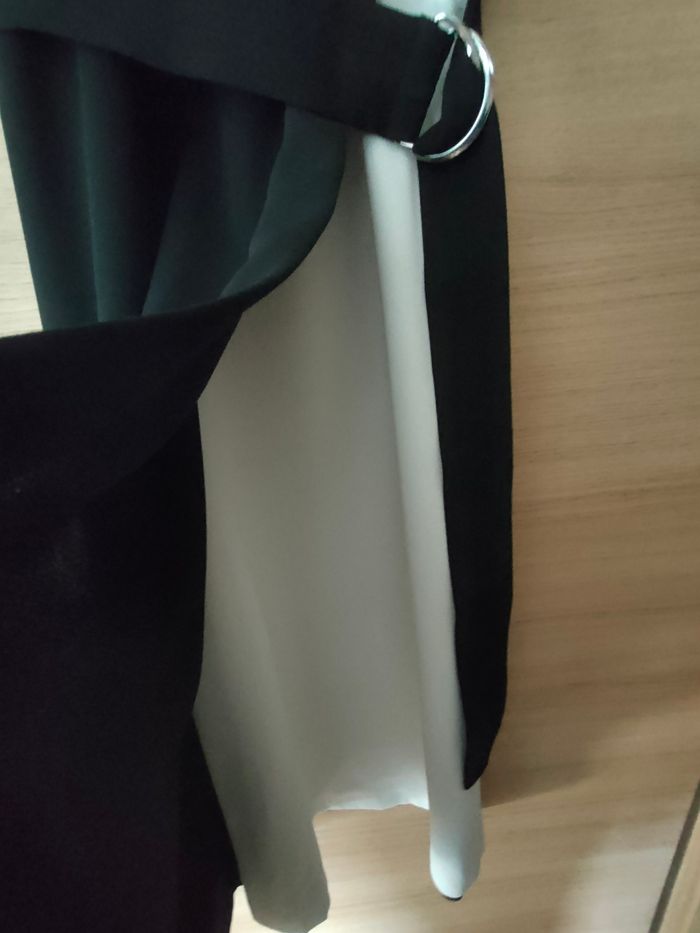 Robe noire et blanc Mango - photo numéro 3