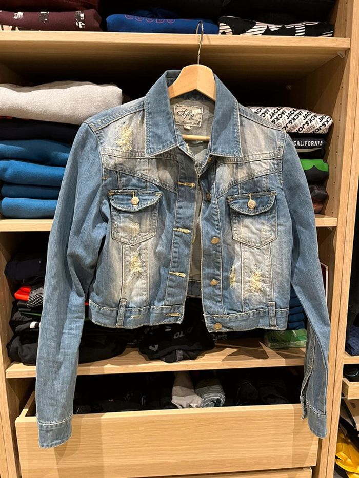 Veste jeans courte