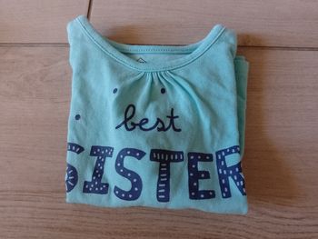 Tee-shirt Best sister 9 mois 