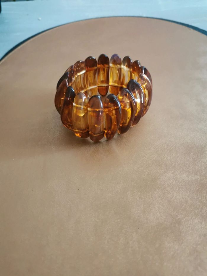 Bracelet style Vintage marron - photo numéro 3