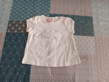 T shirt ouverture arrière 3 mois