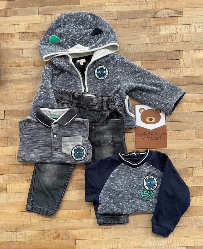 Ensemble catimini 9mois 4pièces