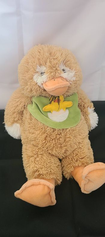 canard, avec son bébé dans sa coquille, marque althams