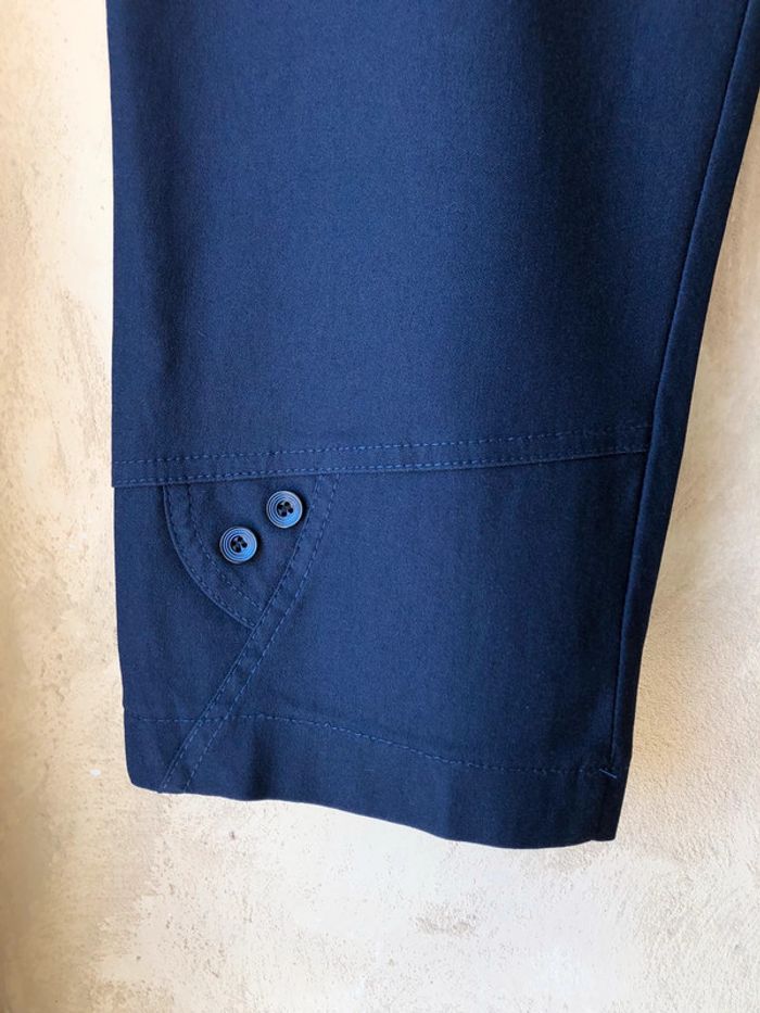 Pantacourt marine taille haute M - photo numéro 3