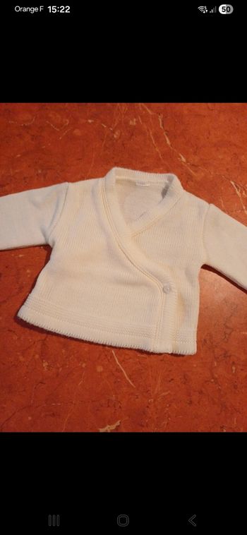 Brassière bébé taille naissance 