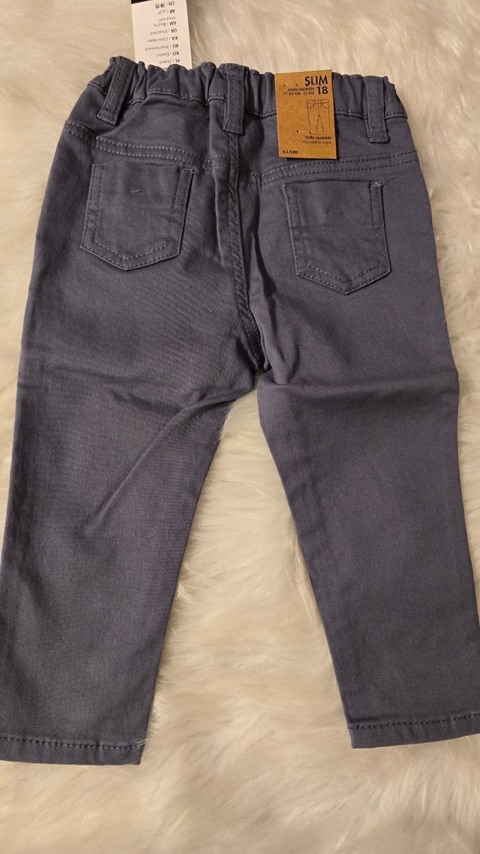 Neufs (non portés)🏷🏷 💙🤩😍ensemble gilet et jeans slim 18mois Garçon 😍🤩💙 - photo numéro 5