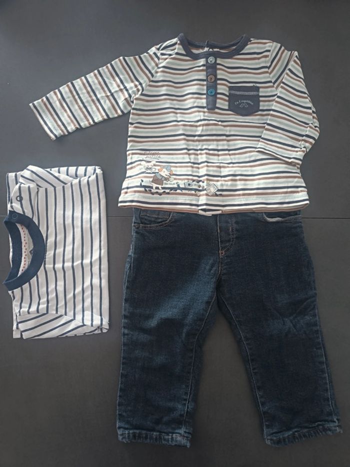 Ensemble bébé 9 mois – Bout’chou, Lee Cooper & Sergent Major - photo numéro 3