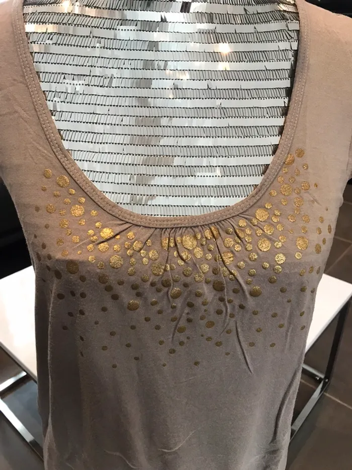 Robe tunique beige - photo numéro 2