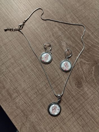 Parure bijoux licorne fille neuf