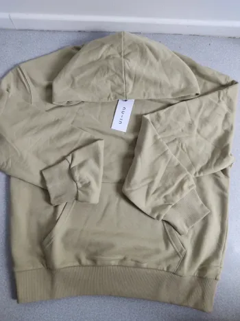 Sweat capuche kaki basic hoodie