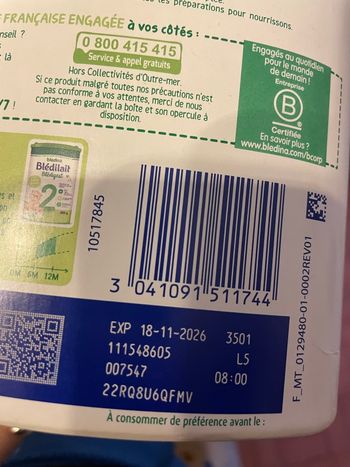 Bledigest 1ere âge lot de 2