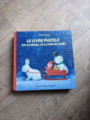 Livre puzzle de Gabriel le lutin de noel
