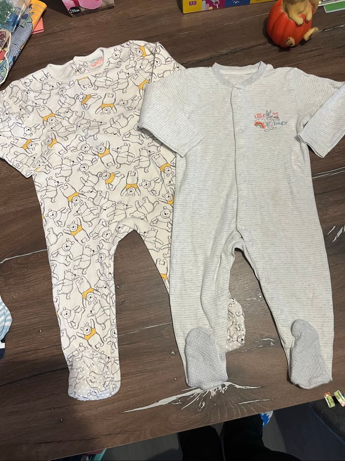 Lot 2 pyjamas mixtes