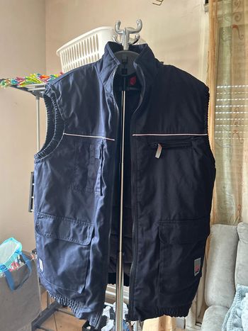 Blouson matelassé sans manches marine Wurth