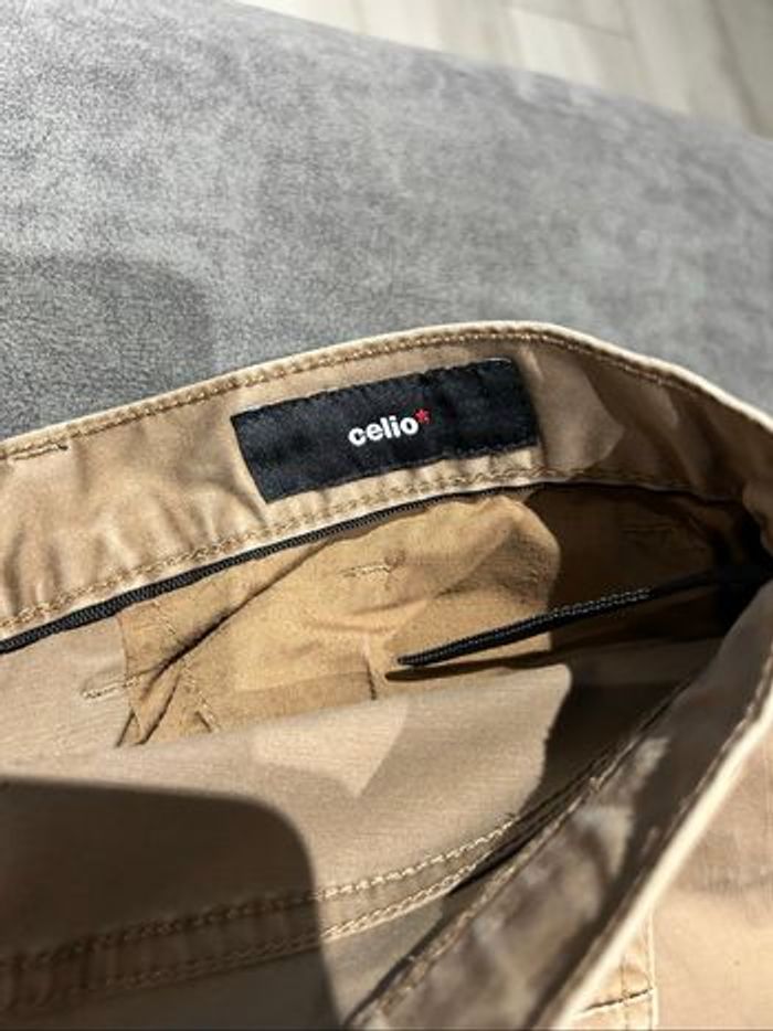 Pantalon chino marron celio - photo numéro 5