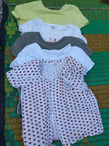 Manche court 4 ans fille