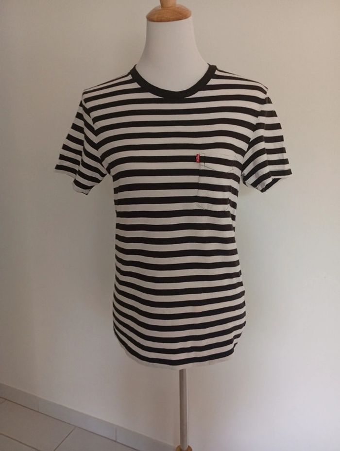 LEVI'S - tee-shirt à rayures taille S | vintage