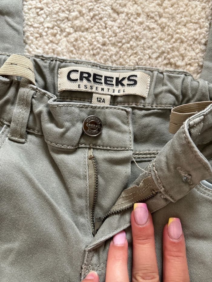 Pantalon vert creeks taille 12 ans - photo numéro 2