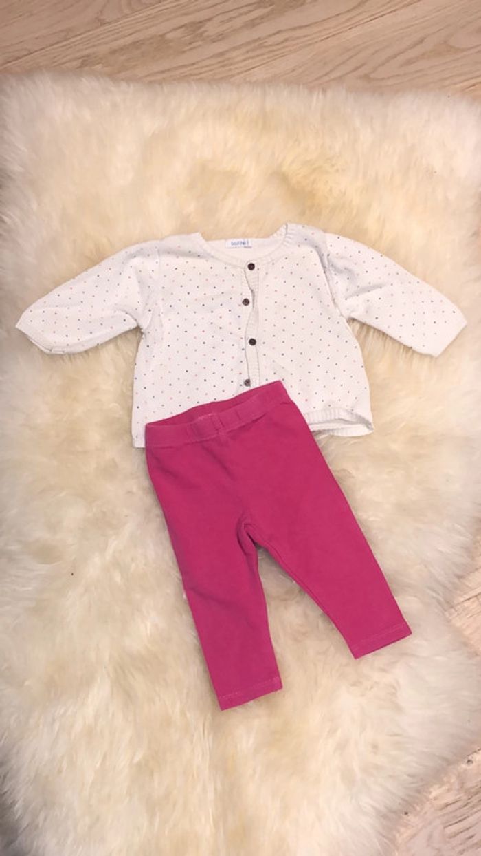 Ensemble fille 6 mois
