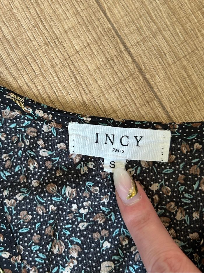 Robe imprimée à manches longues Incy taille S jamais portée - photo numéro 9