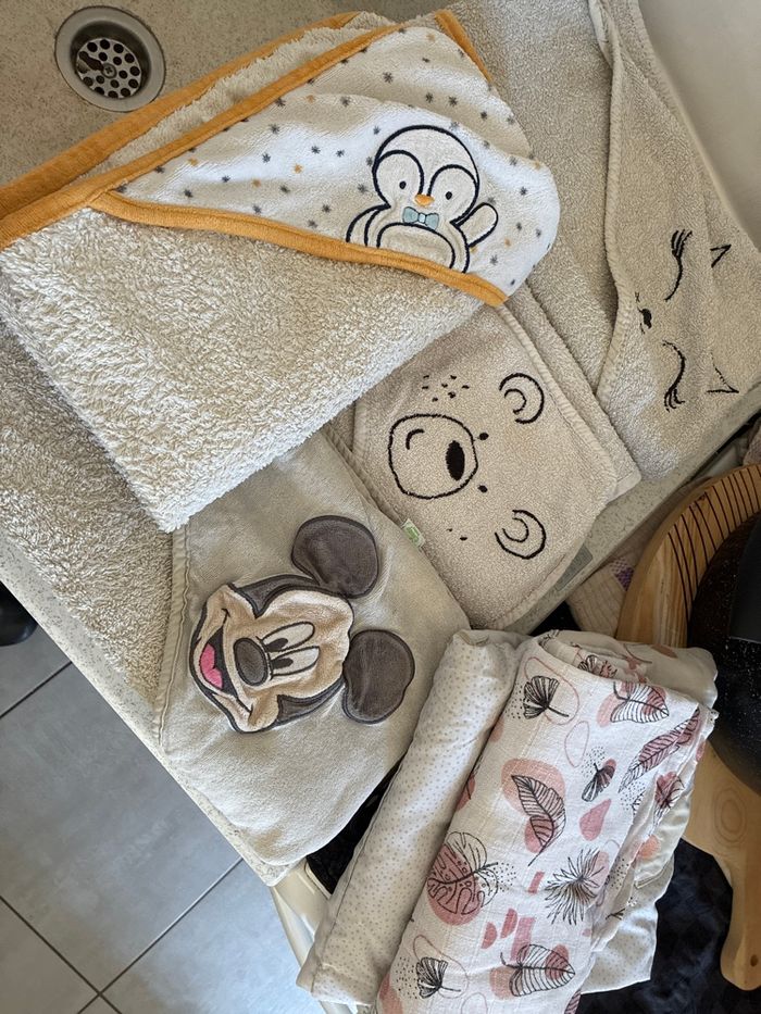 Cape de bain et lange