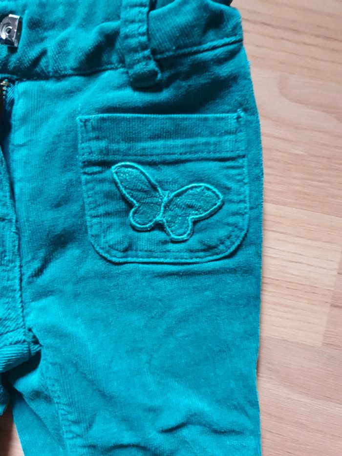 pantalon velours orchestra 2 ans papillon - photo numéro 2