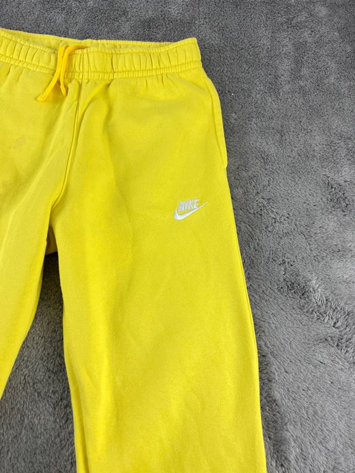 Jogging Nike jaune logo brodé – Taille S - photo numéro 6