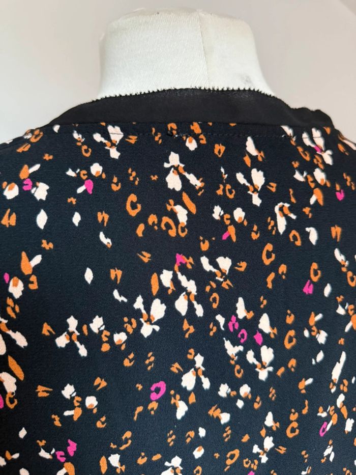 Superbe robe noire et imprimée fluide neuve Promod 🌸 L 40 42 - photo numéro 6