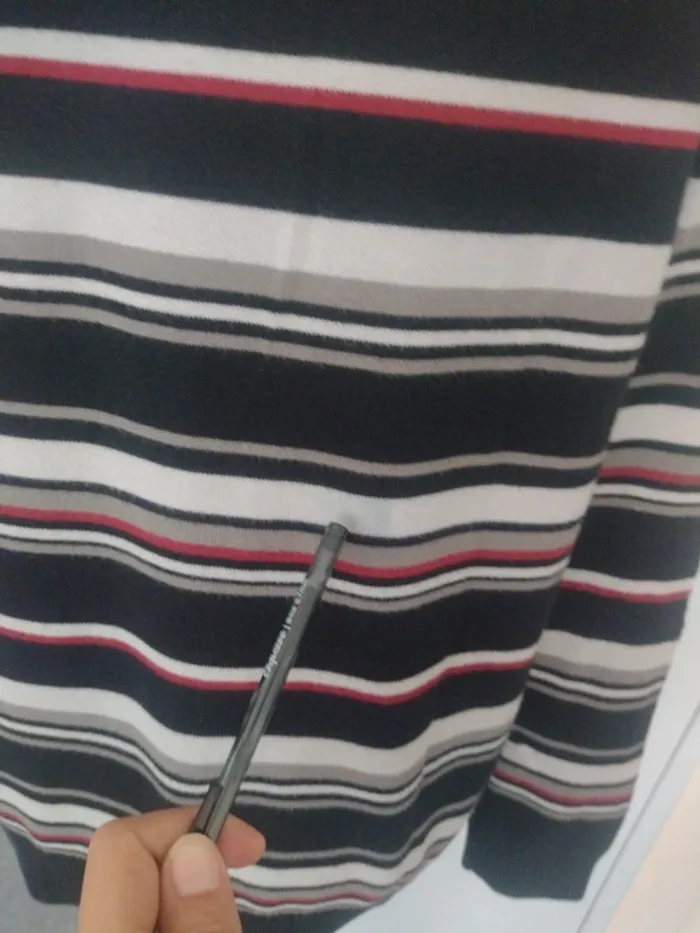 Pull léger Tommy Hilfiger rayé – taille M - photo numéro 10